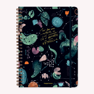 Cuaderno A4 Cuadriculado - Happimess - Universo