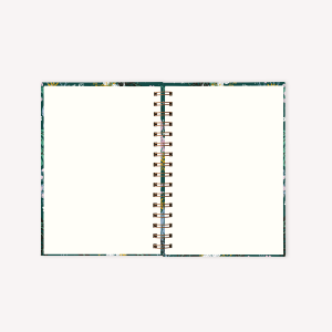 Cuaderno Anillado A5 Liso Happimess Believe Verde