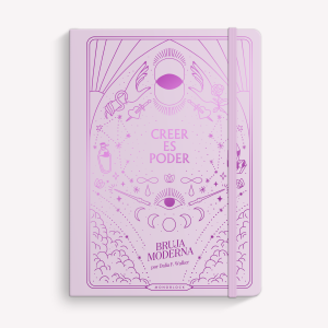 Cuaderno Cosido A5 Liso - Bruja Moderna - Creer es Poder Rosa 2021