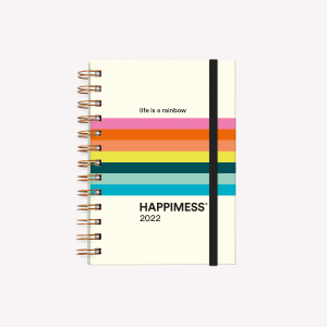 Agenda 2022 POCKET 2 días por página - Happimess - Life is a rainbow