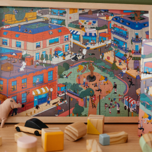 Puzzle 100 piezas Artistas Rompecabezas - La Vecindad