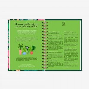 Agenda 2023 A5 2 Días por página - Compañía botánica Botanista