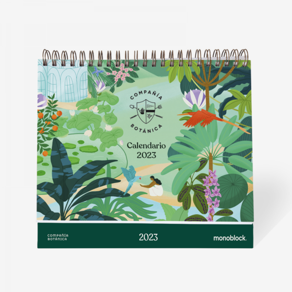 Calendario 2023 de Escritorio - Compañía botánica